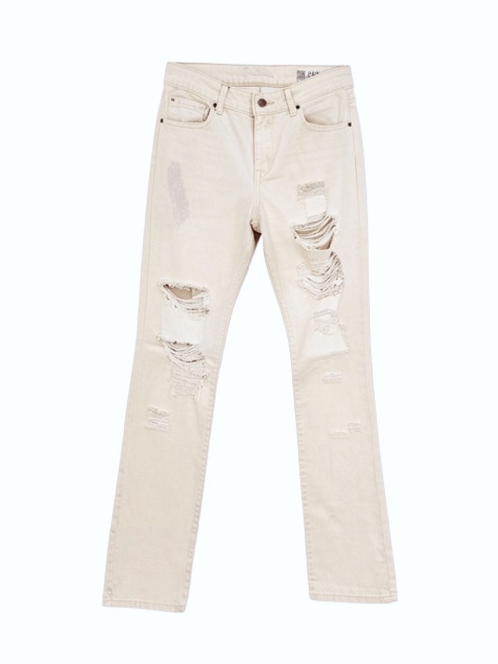 BlankNYC pink distressed ripped jeans